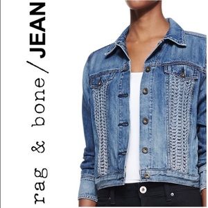 Rag & Bone Bonnaz Loop Panel Denim Jacket